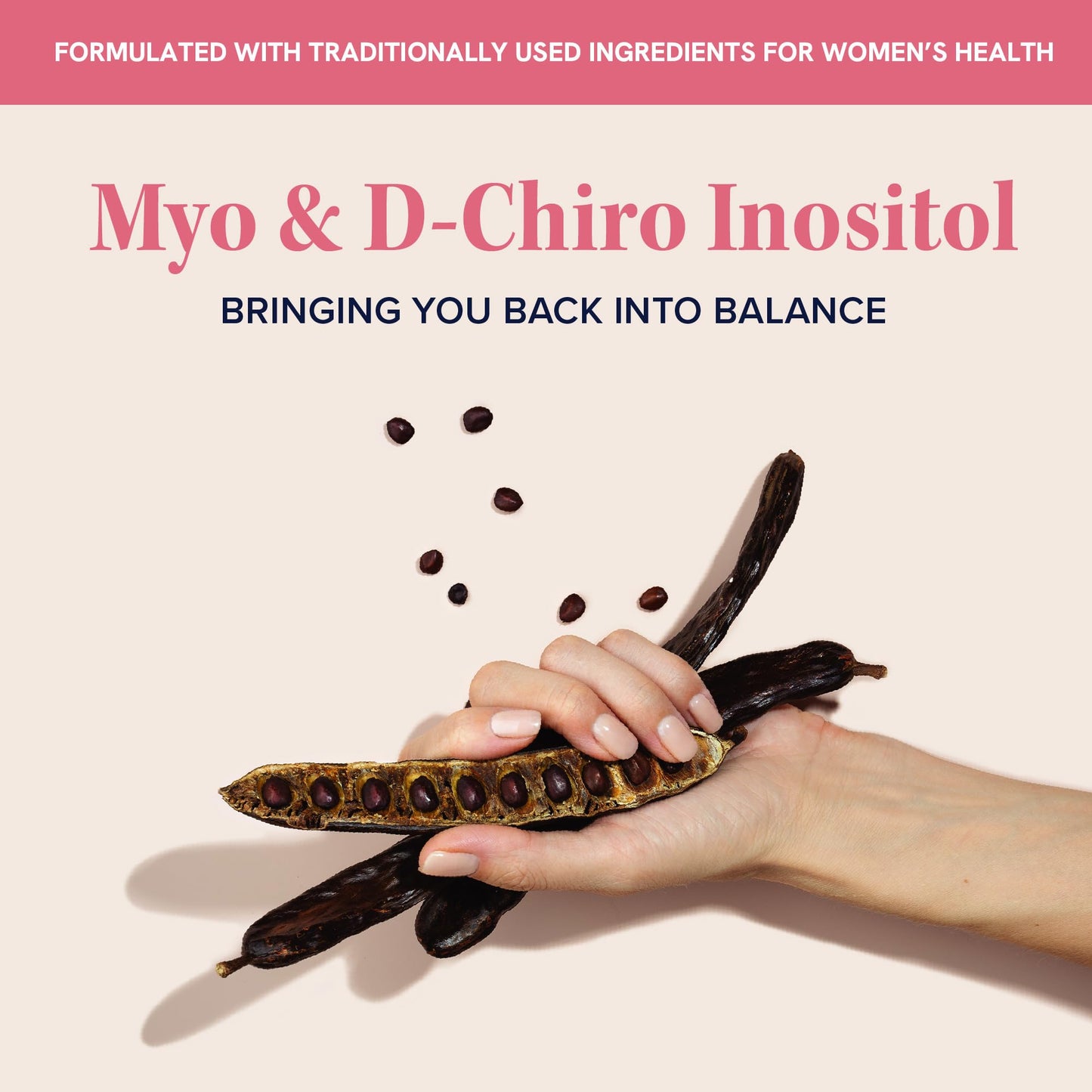 Bote suplemento mujeres mio-inositol dim apoyo ciclos