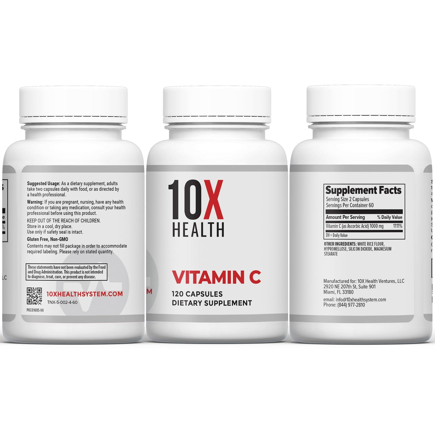 Botella de 10X Optimize multivitamínico para salud celular y vitalidad
