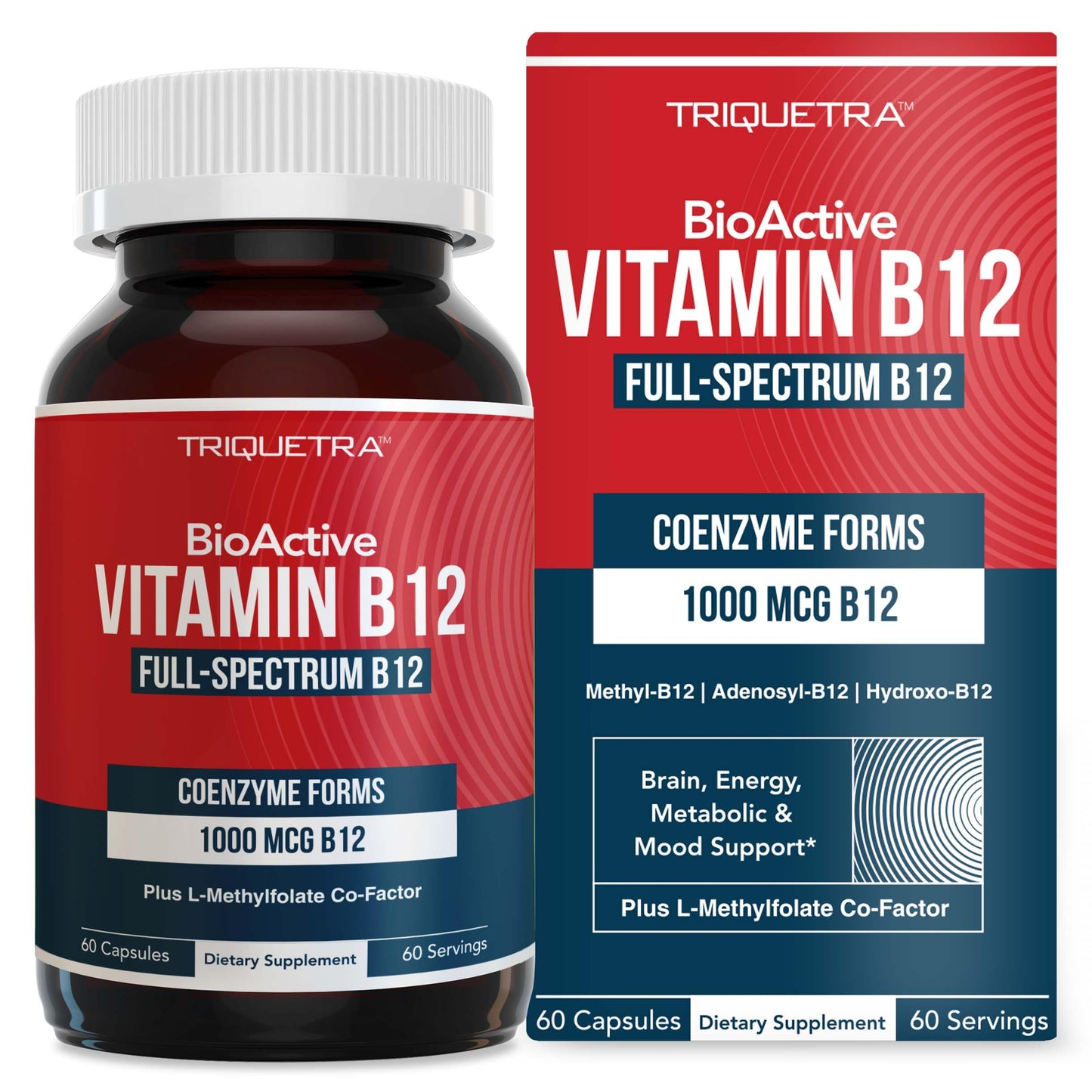 Botella de BioActive Vitamina B12 líquida 1000 mcg