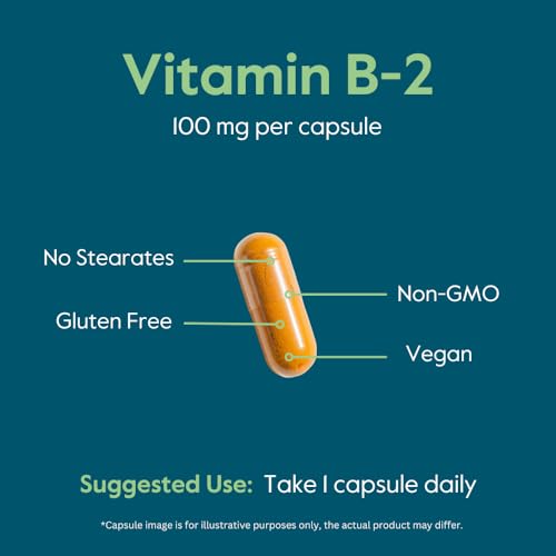 Suplemento vitamina B-2 BESTVITE botella y cápsulas