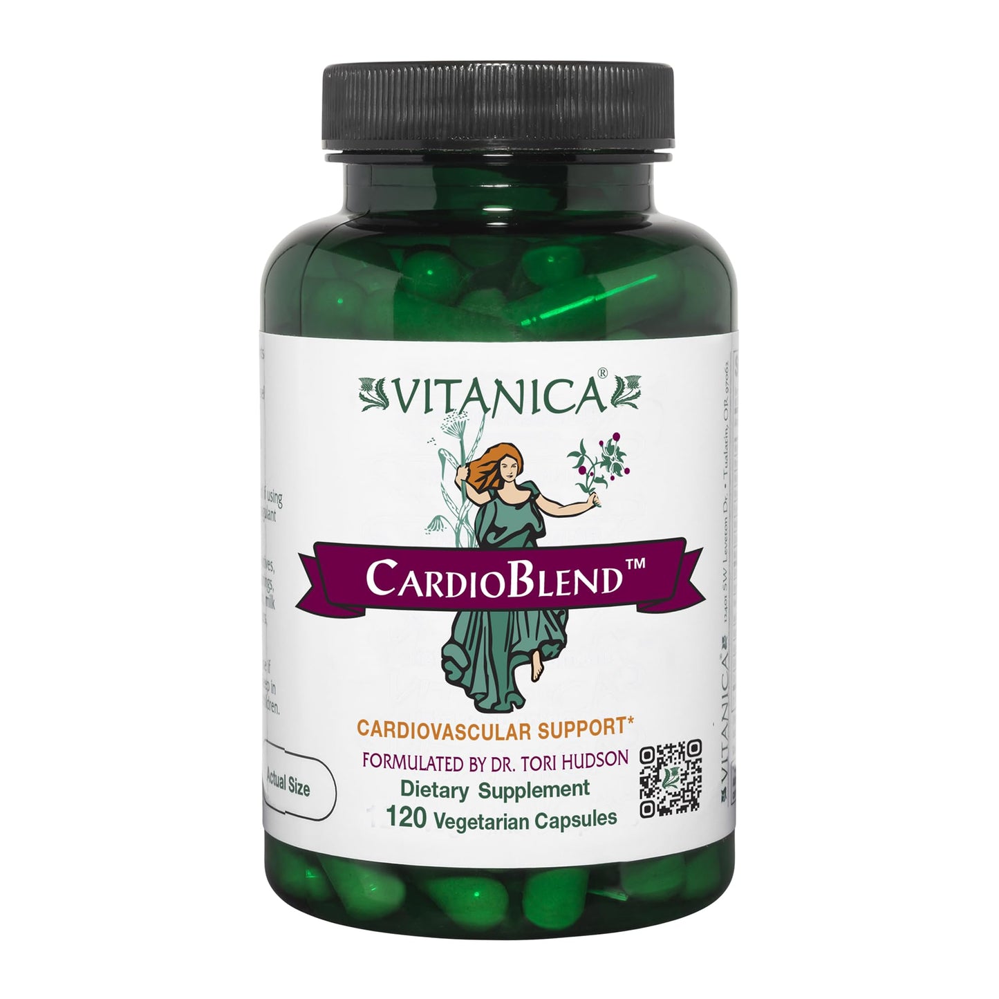 Botella de CardioBlend Vitanica soporte cardiovascular