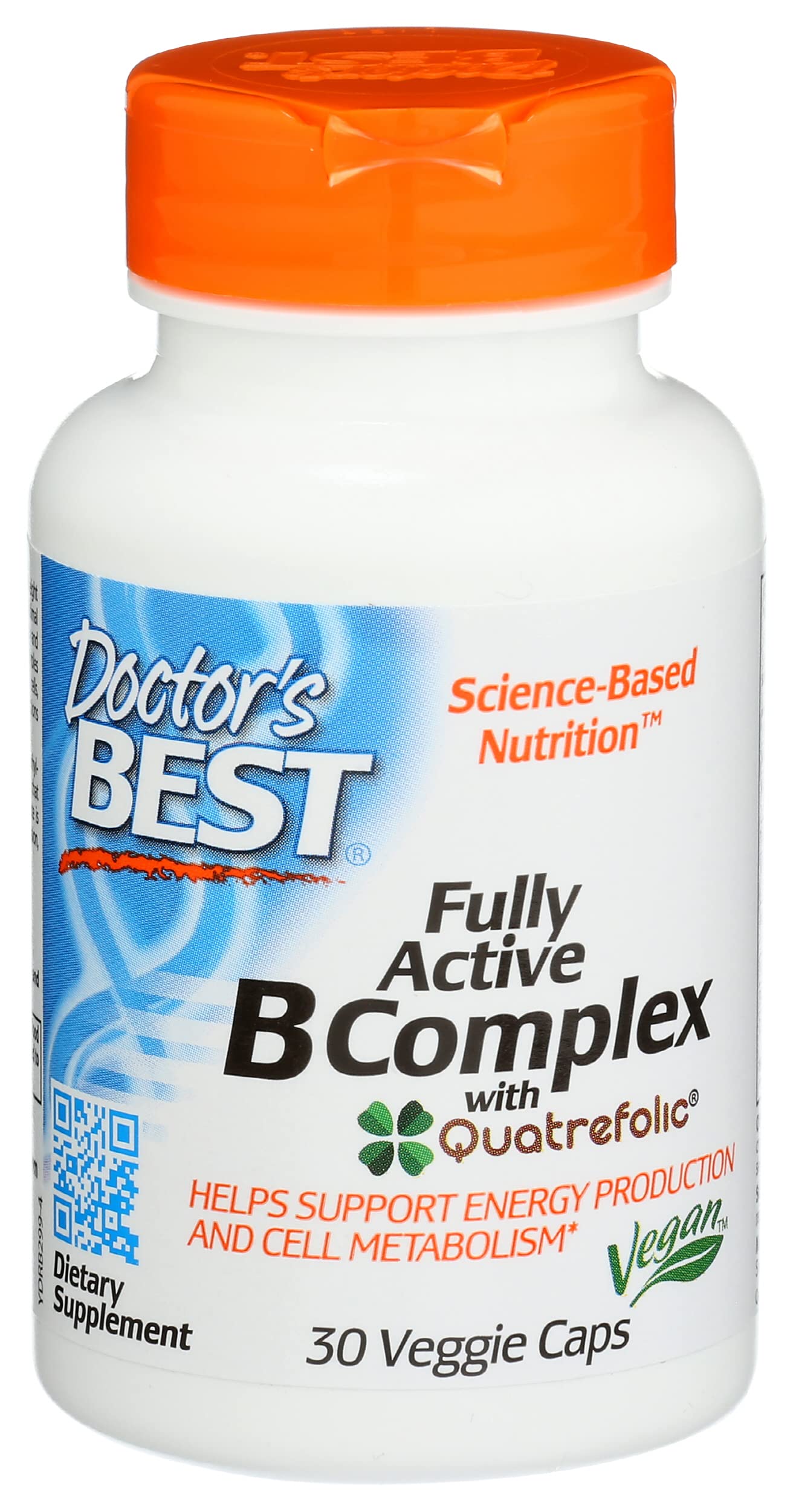 Botella doctores best complejo B 30 cápsulas vegetales