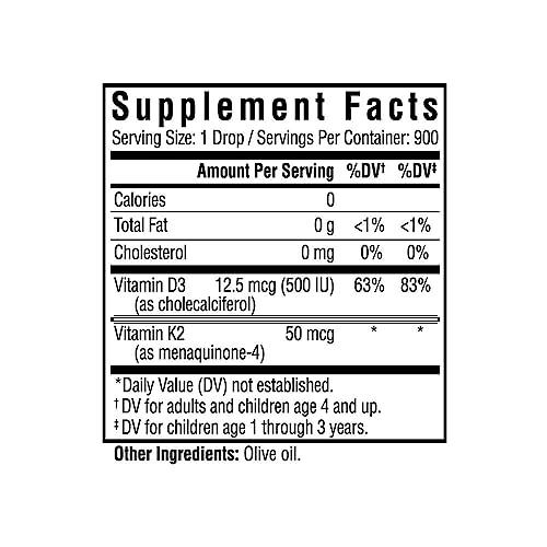 Botella gotas vitamina d3 k2 seeking health vista frontal