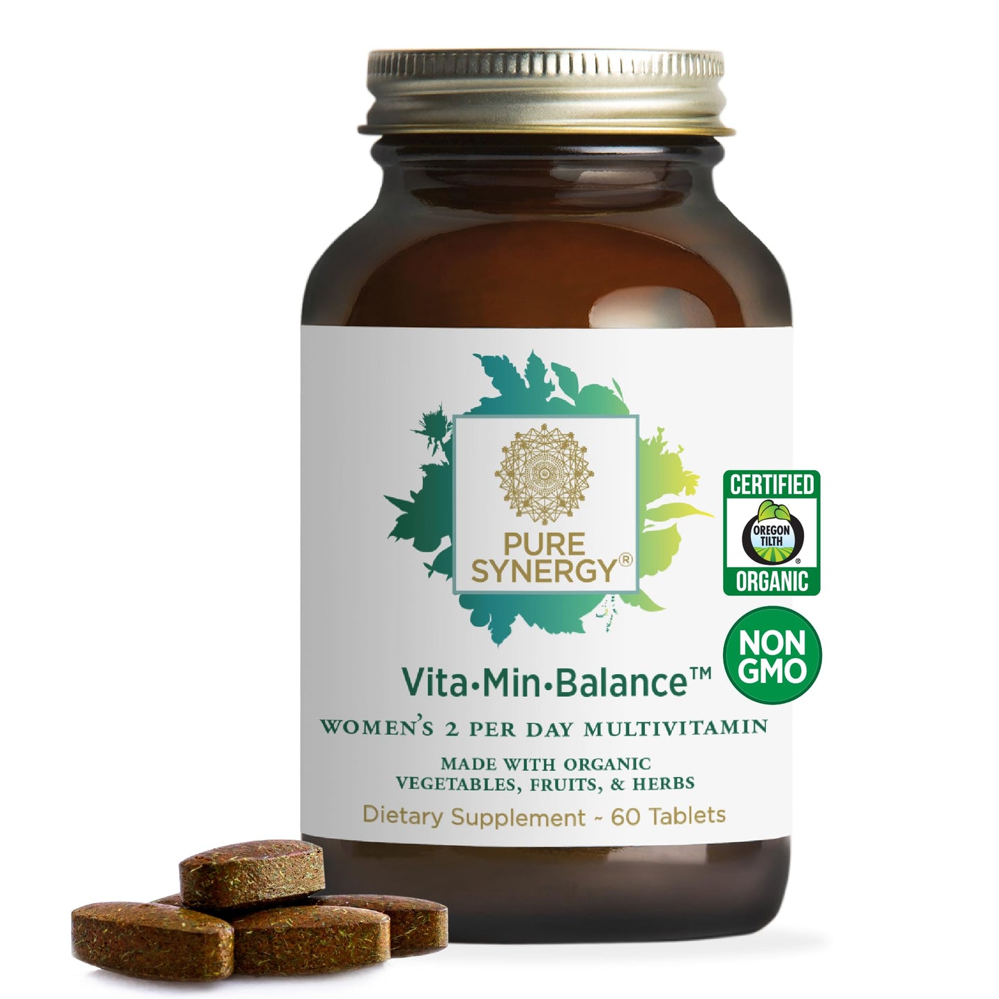 Botella de multivitamina PURE SYNERGY Vita·Min·Balance