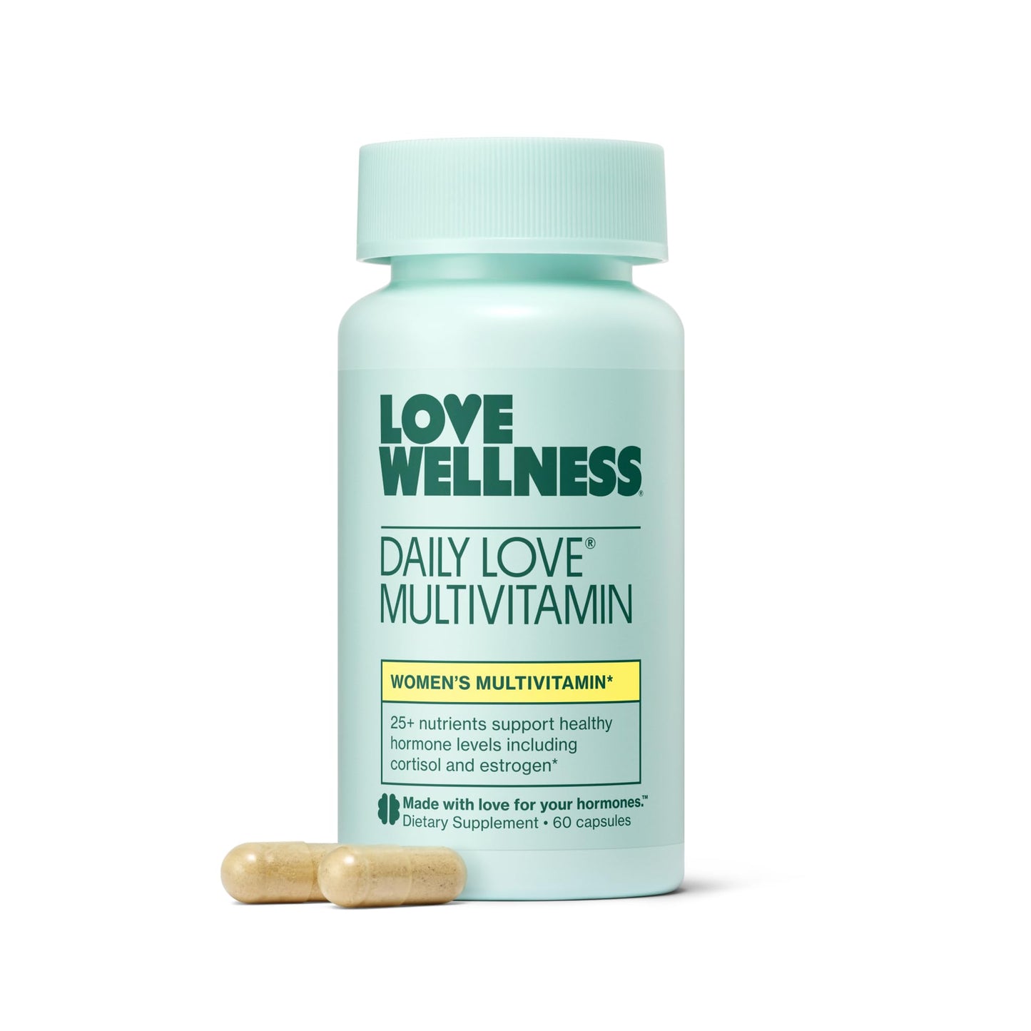 Botella Multivitamínico Daily Love, 60 Cápsulas para Mujeres