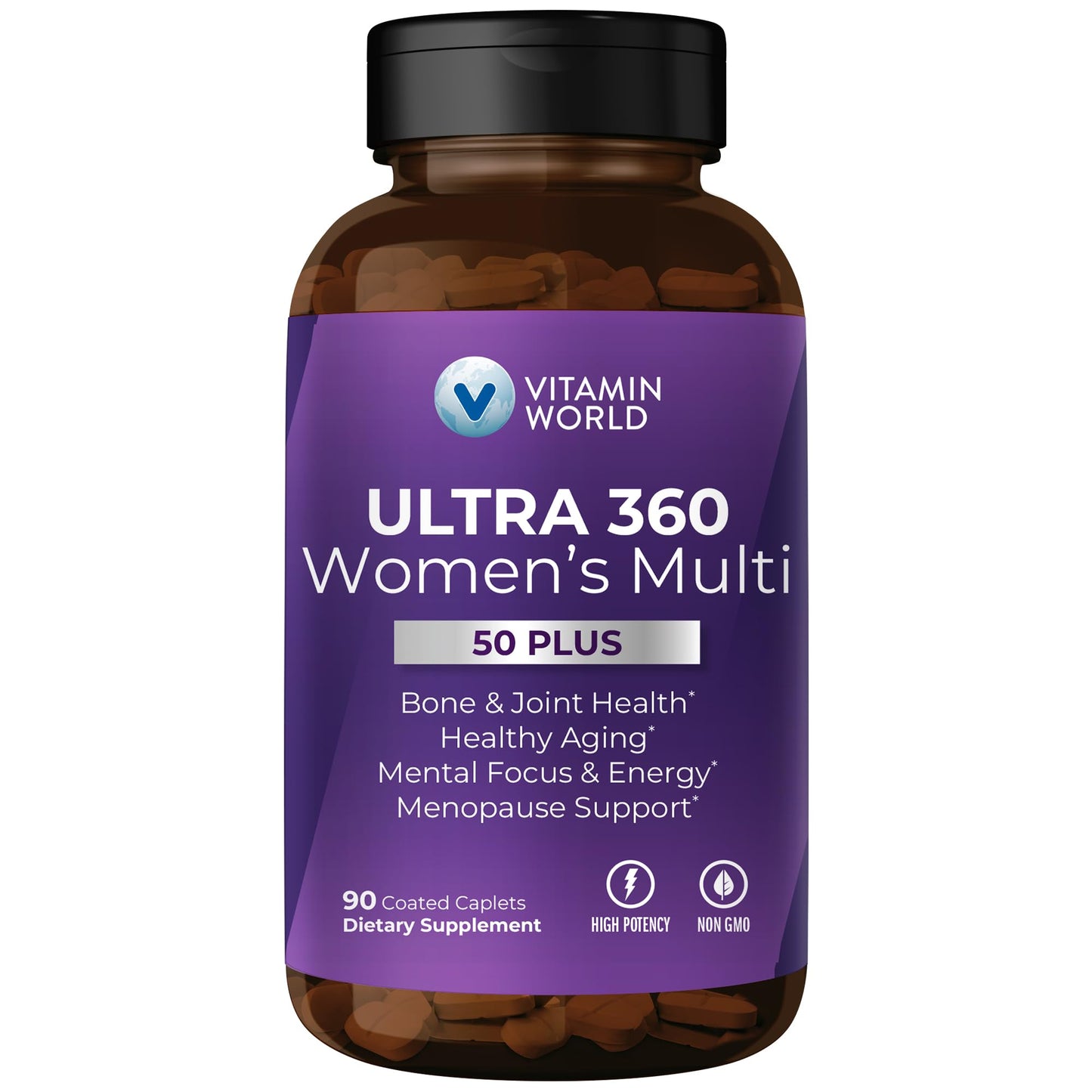 Botella de multivitamínico Ultra 360 de Vitamin World