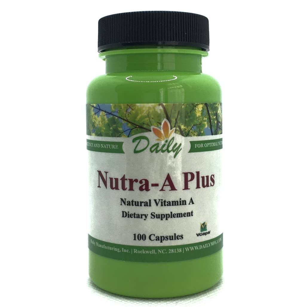 Botella Nutra-A Plus vitamina A cápsulas vegetarianas