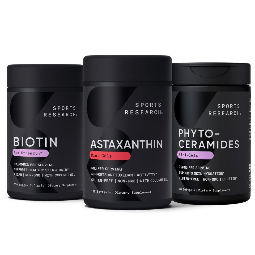 Botella Sports Research Biotina vegana 10000mcg