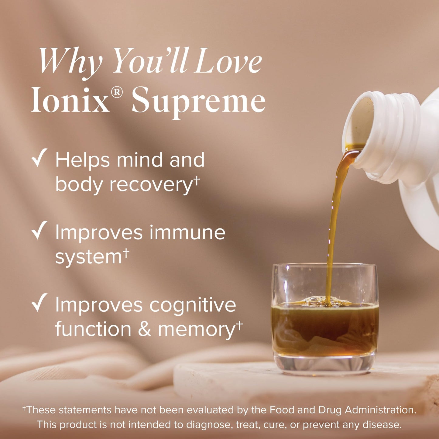 Botella suplemento Isagenix Ionix Supreme 32 onzas