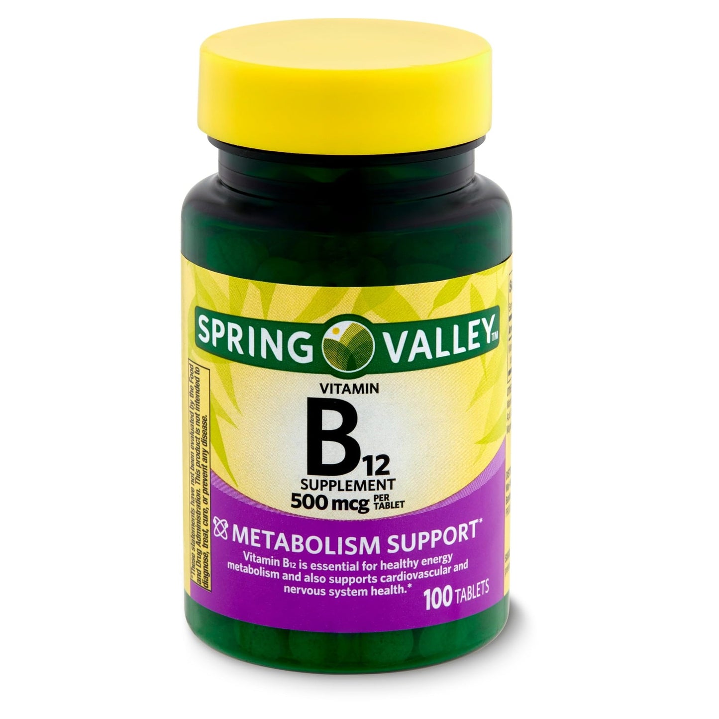 Botella de tabletas de vitamina B12 SEDLAV 500 mcg