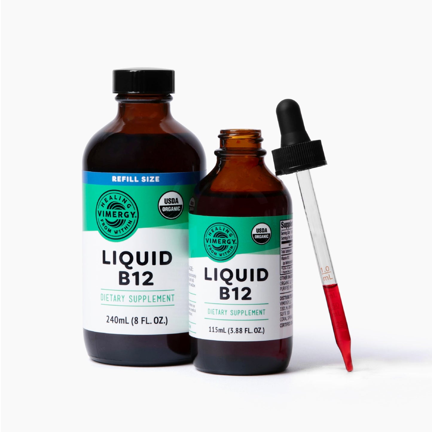 Botella Vimergy Líquido B12 115 ml para energía y salud