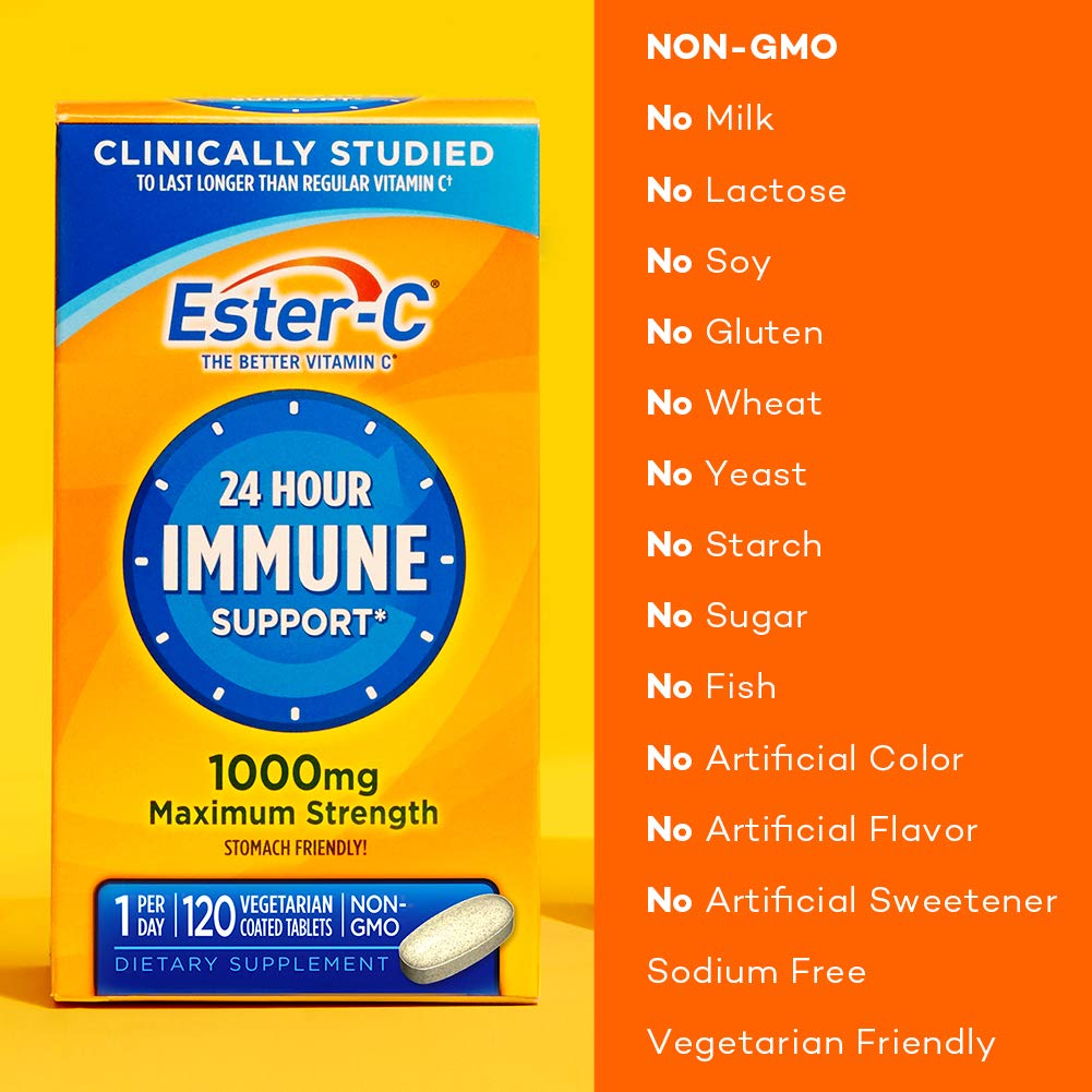 Botella de Vitamina C Ester-C 1,000mg