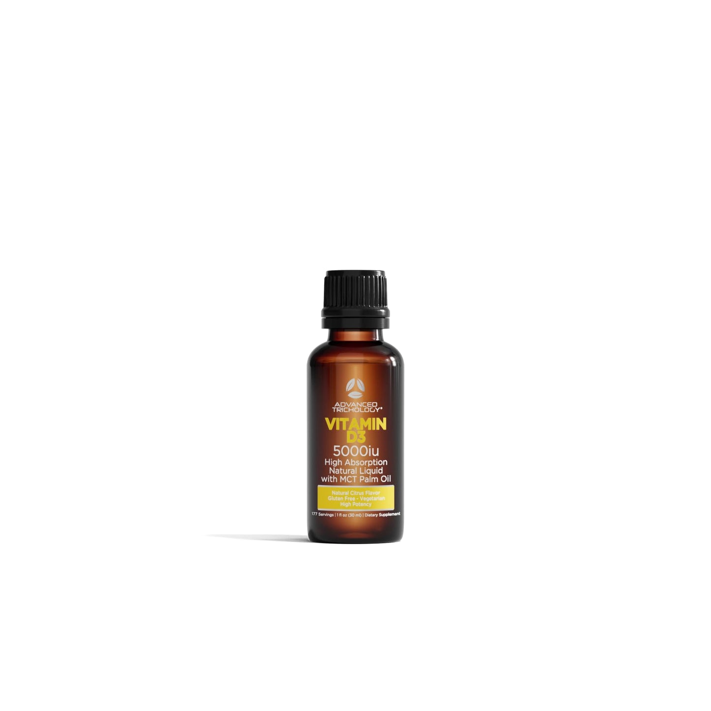 Botella de vitamina d3 líquida 5000 ui advanced trichology