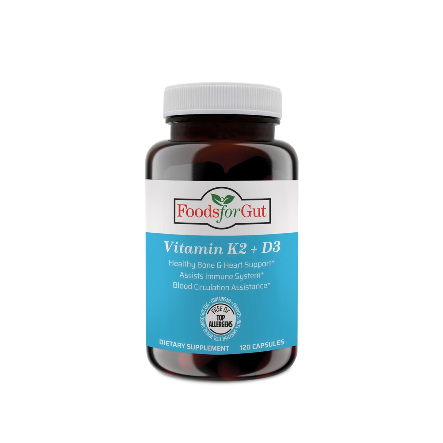botella vitaminas k2 mk7 d3 biopeine 120 cápsulas