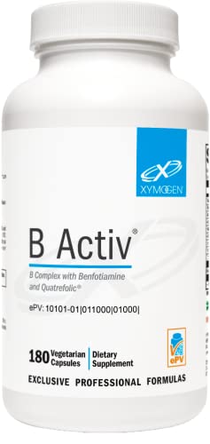Botella XYMOGEN B Activ complejo vitamina B 180 cápsulas