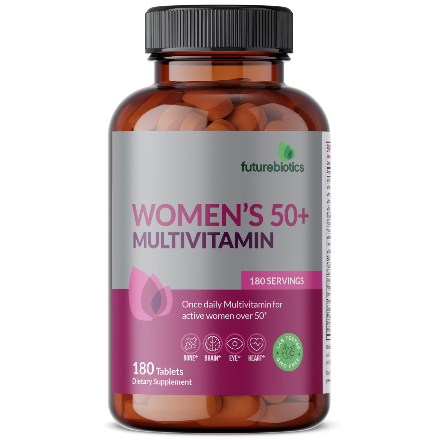 Botellas de multivitamínico Futurebiotics para mujeres