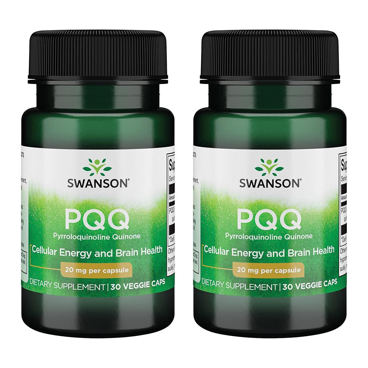 botellas de suplemento PQQ Swanson Ultra