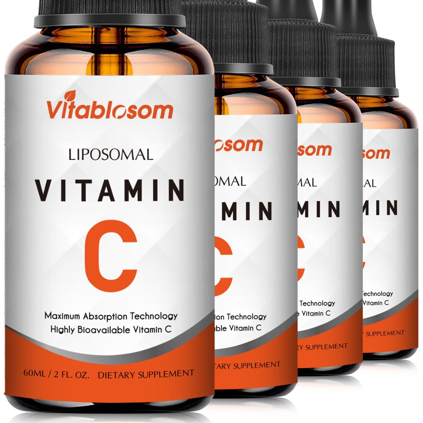 Botellas de vitamina C liposomal líquida Vitablosom 2000mg