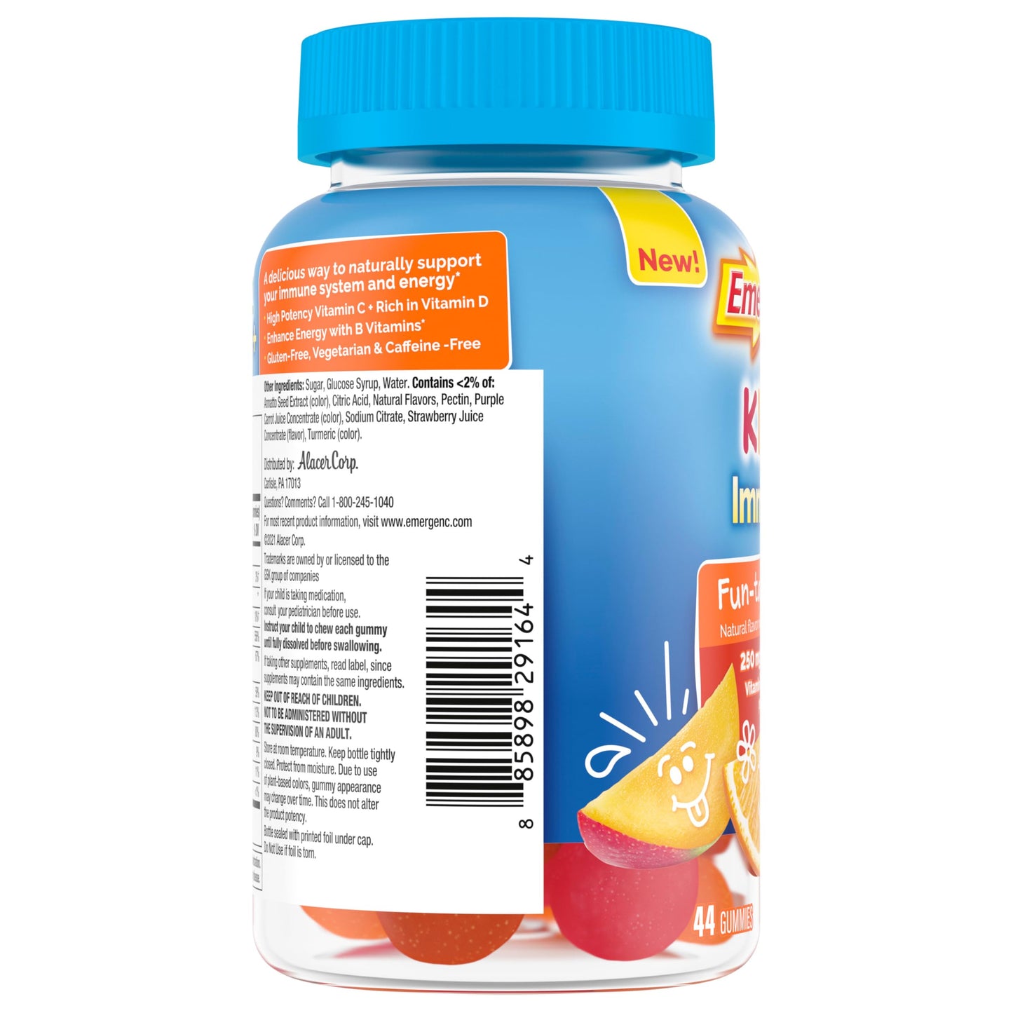 bottle emergen-c kidz gomitas vitaminicas apoyo infantil
