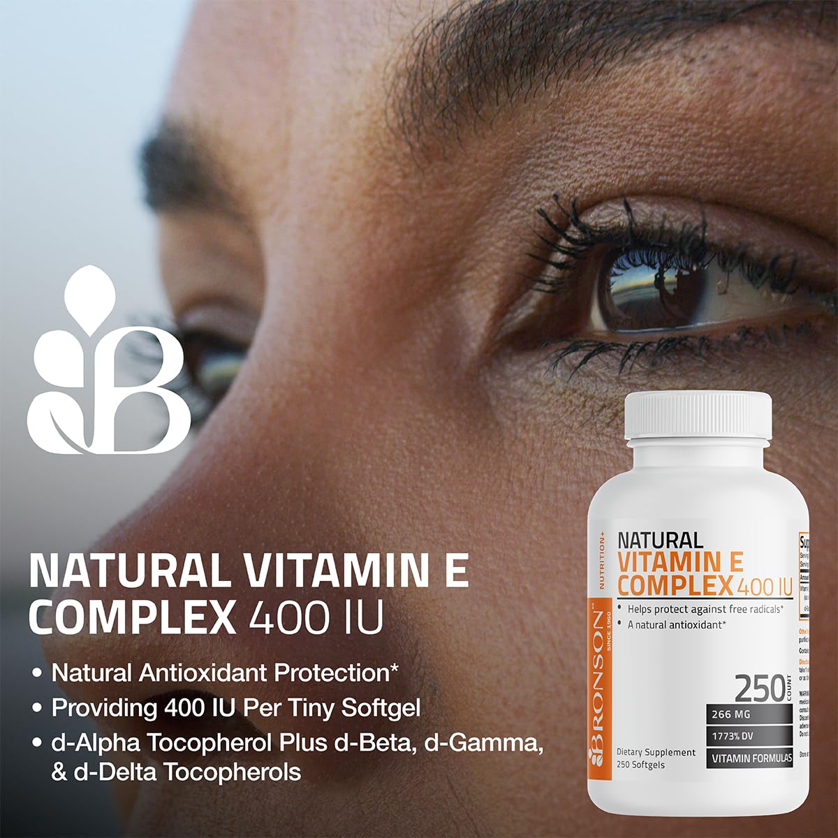 Bronson cápsulas vitamina e complejo natural antioxidante