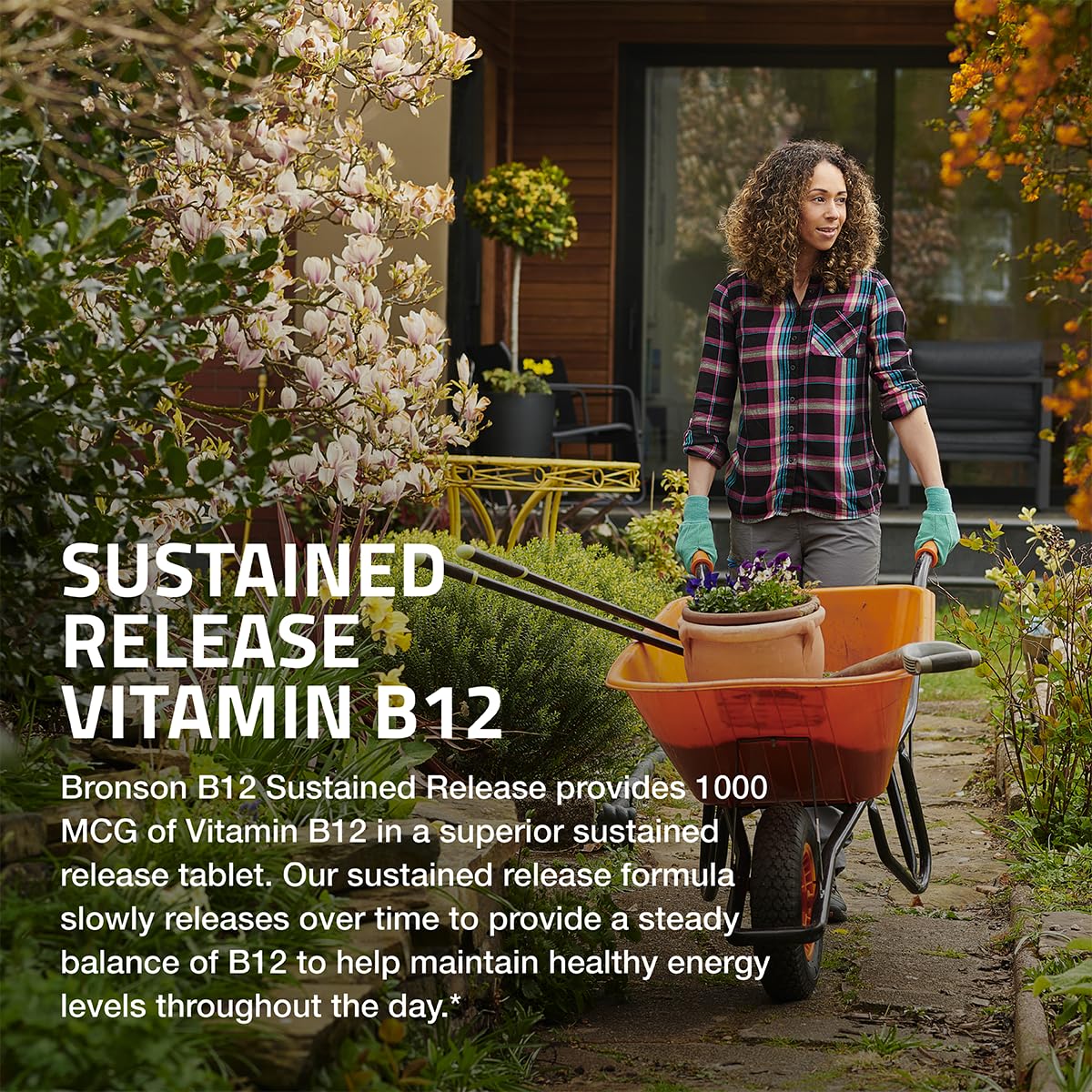 Bronson suplemento vitamina b12 etiqueta posterior