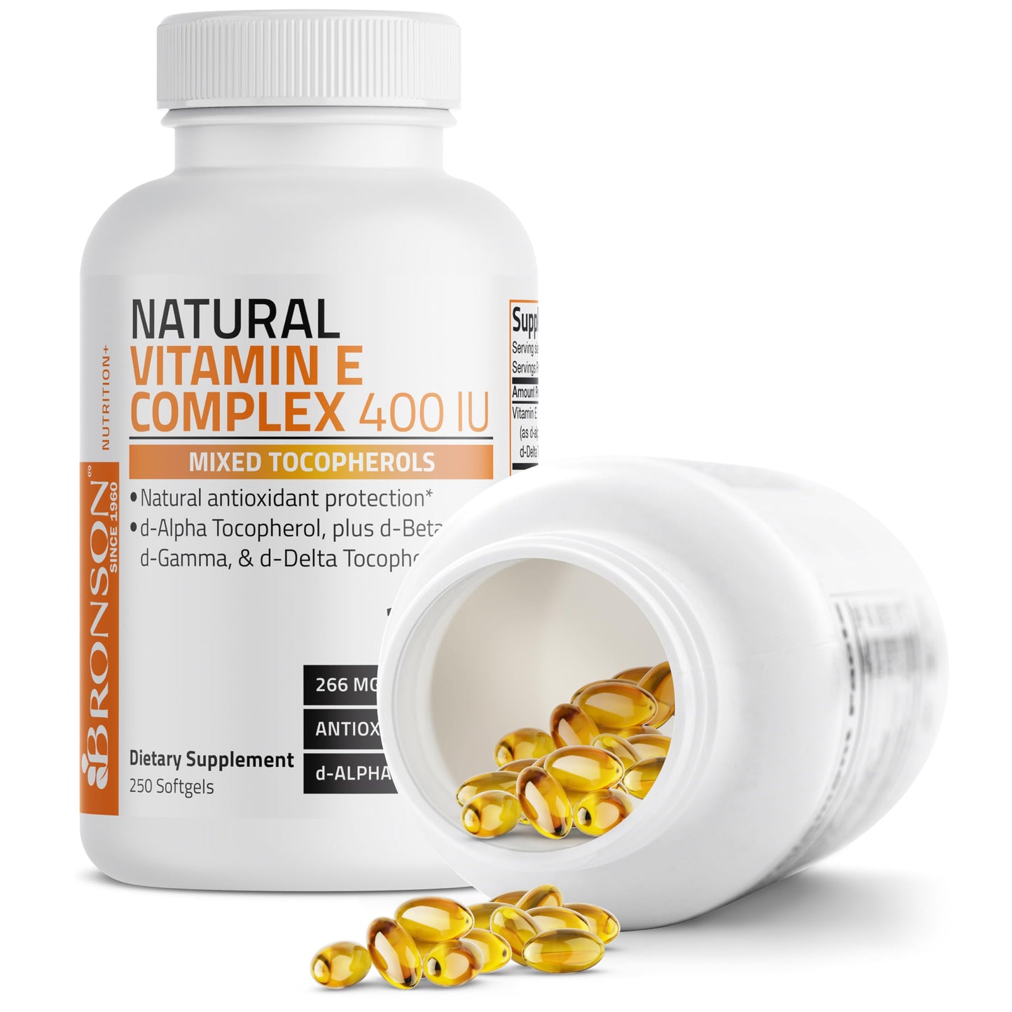 Bronson vitamina e cápsulas para salud de piel y antioxidante