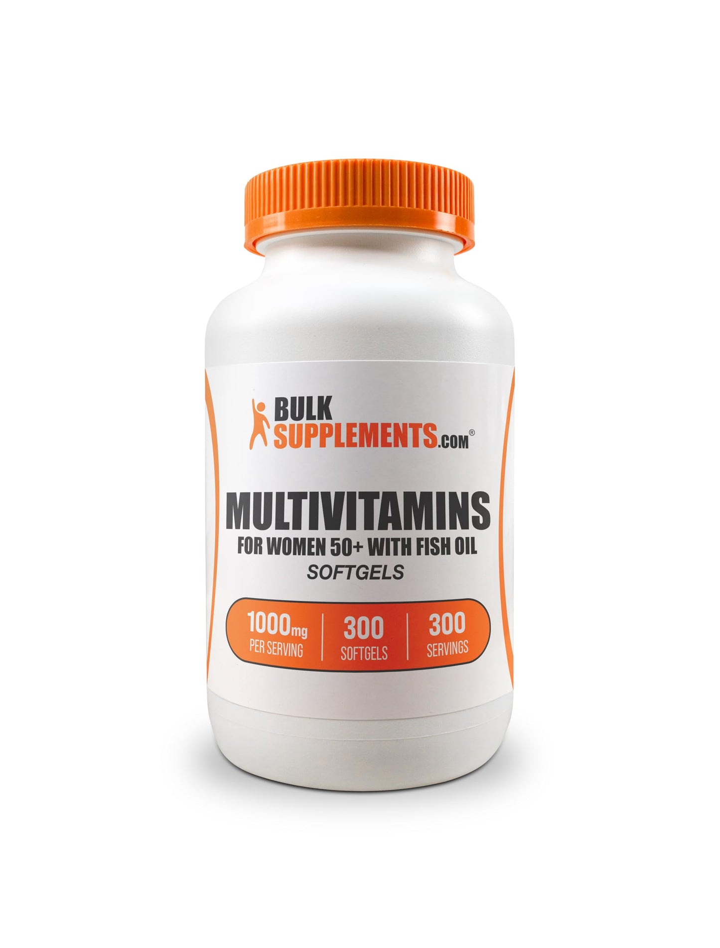 Cápsula blanda de BulkSupplements Multivitaminas Mujeres 50+.