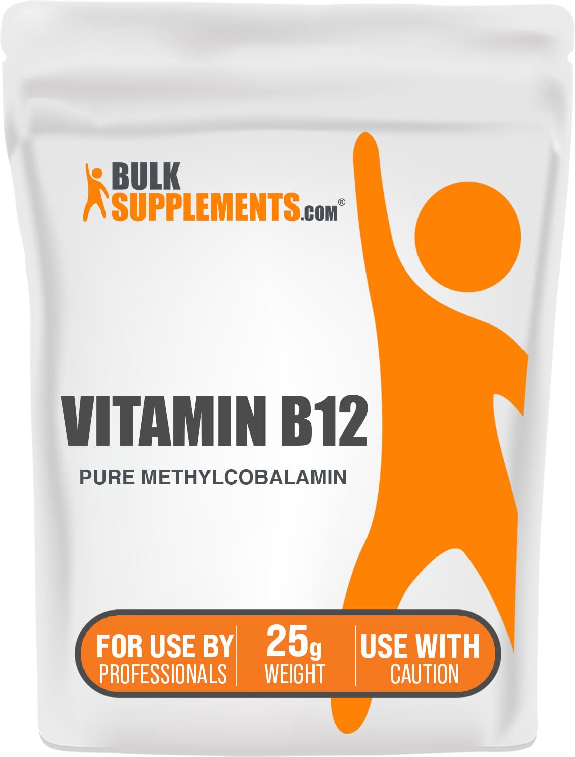 BulkSupplements polvo vitamina b12 metilcobalamina paquete