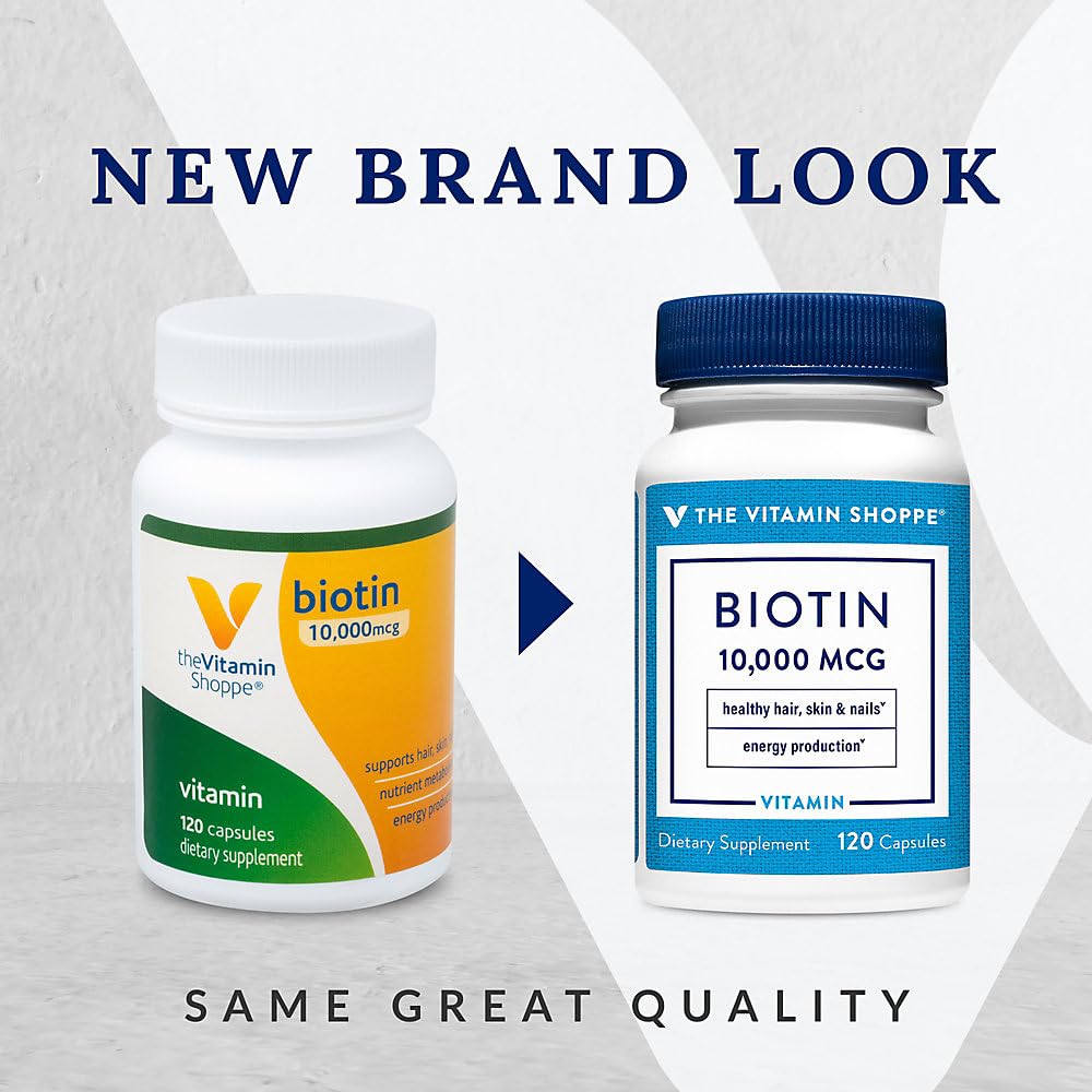 Caja de Biotina 1000 mcg The Vitamin Shoppe