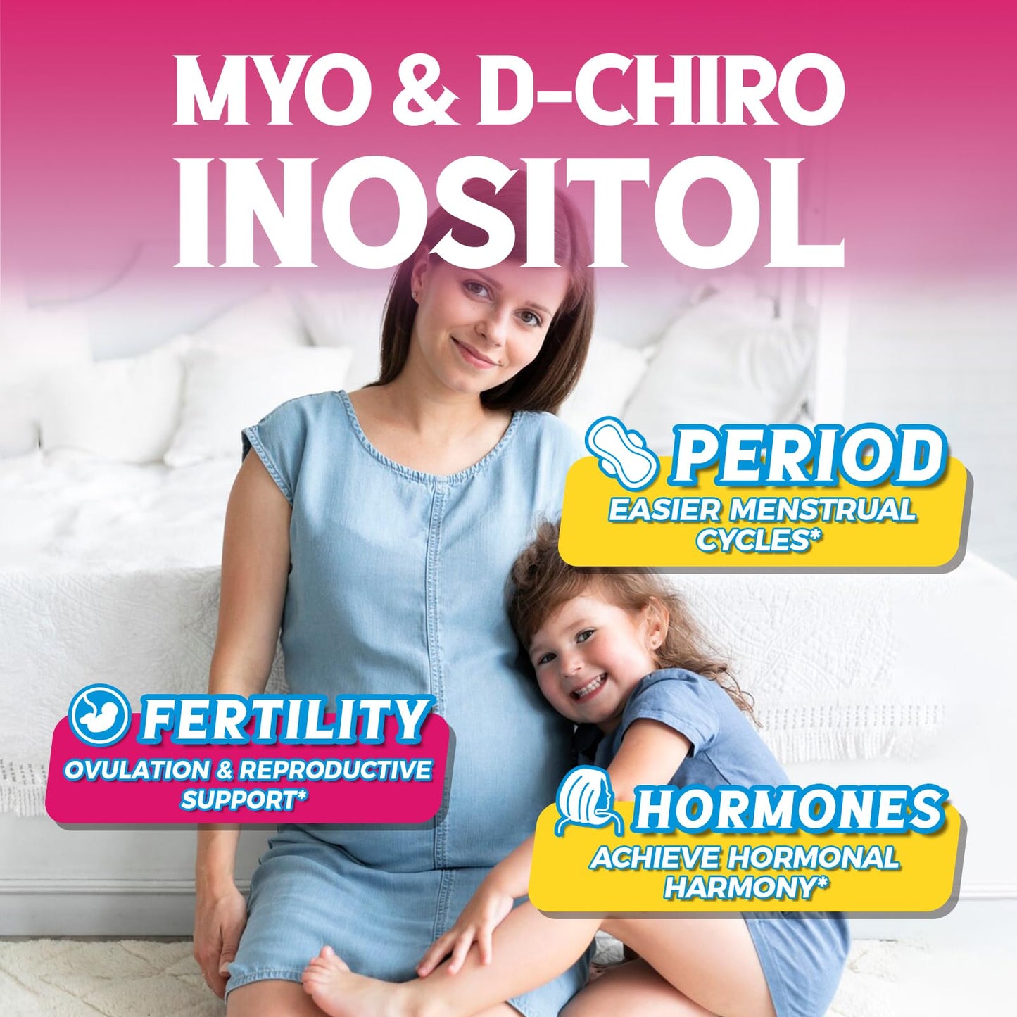 Caja cápsulas Vitalibre myo y d-chiro inositol para fertilidad