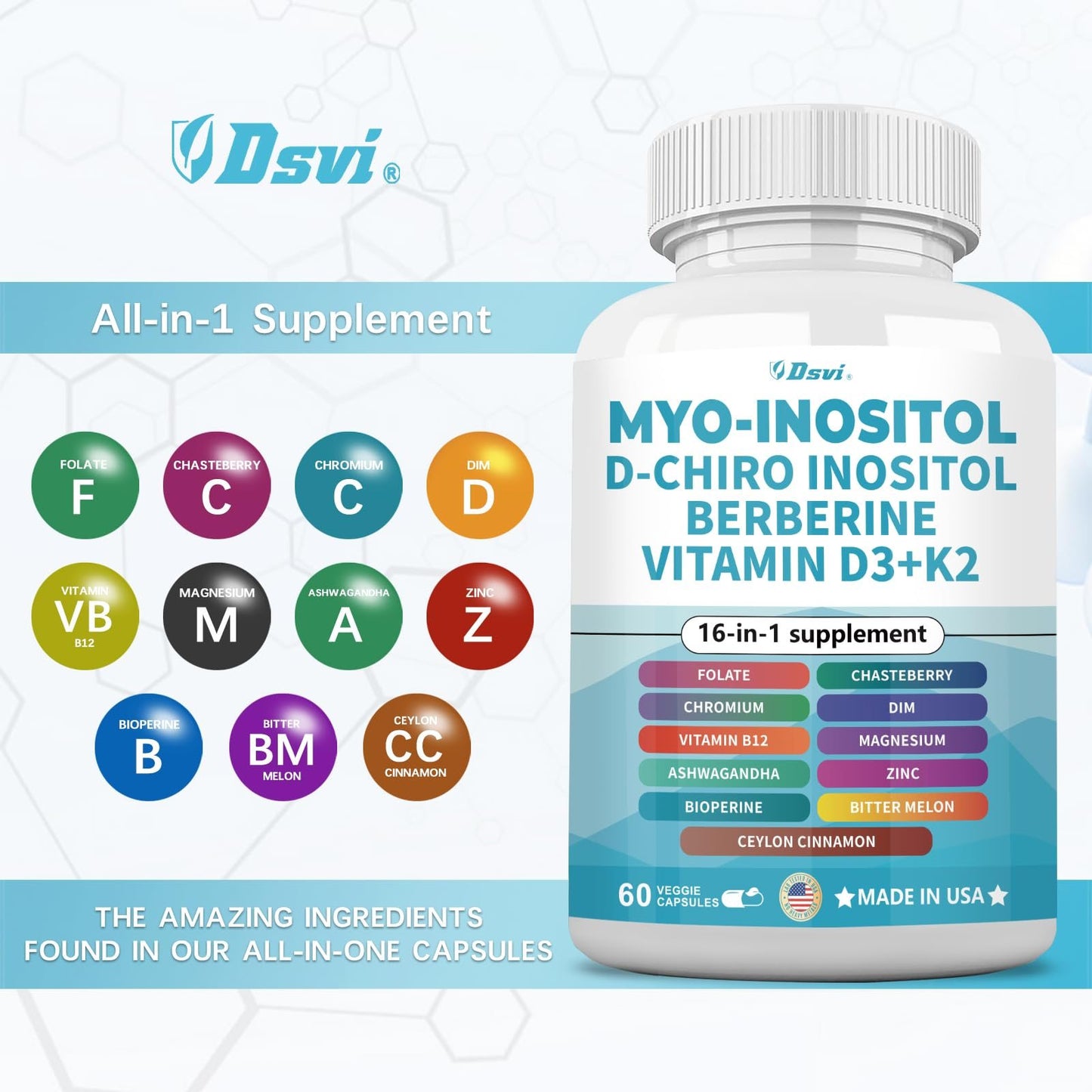 Caja Dr.LexMoss cápsulas inositol apoyo ovárico bienestrar mujeres