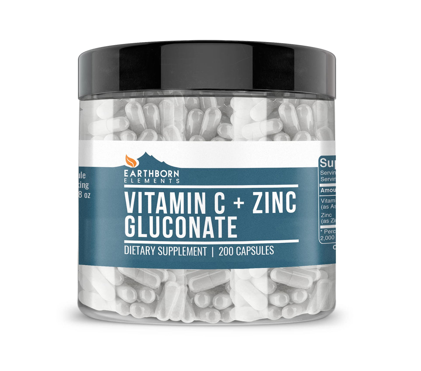 Caja Earthborn Elements acerola, betaína, vitamina c, zinc