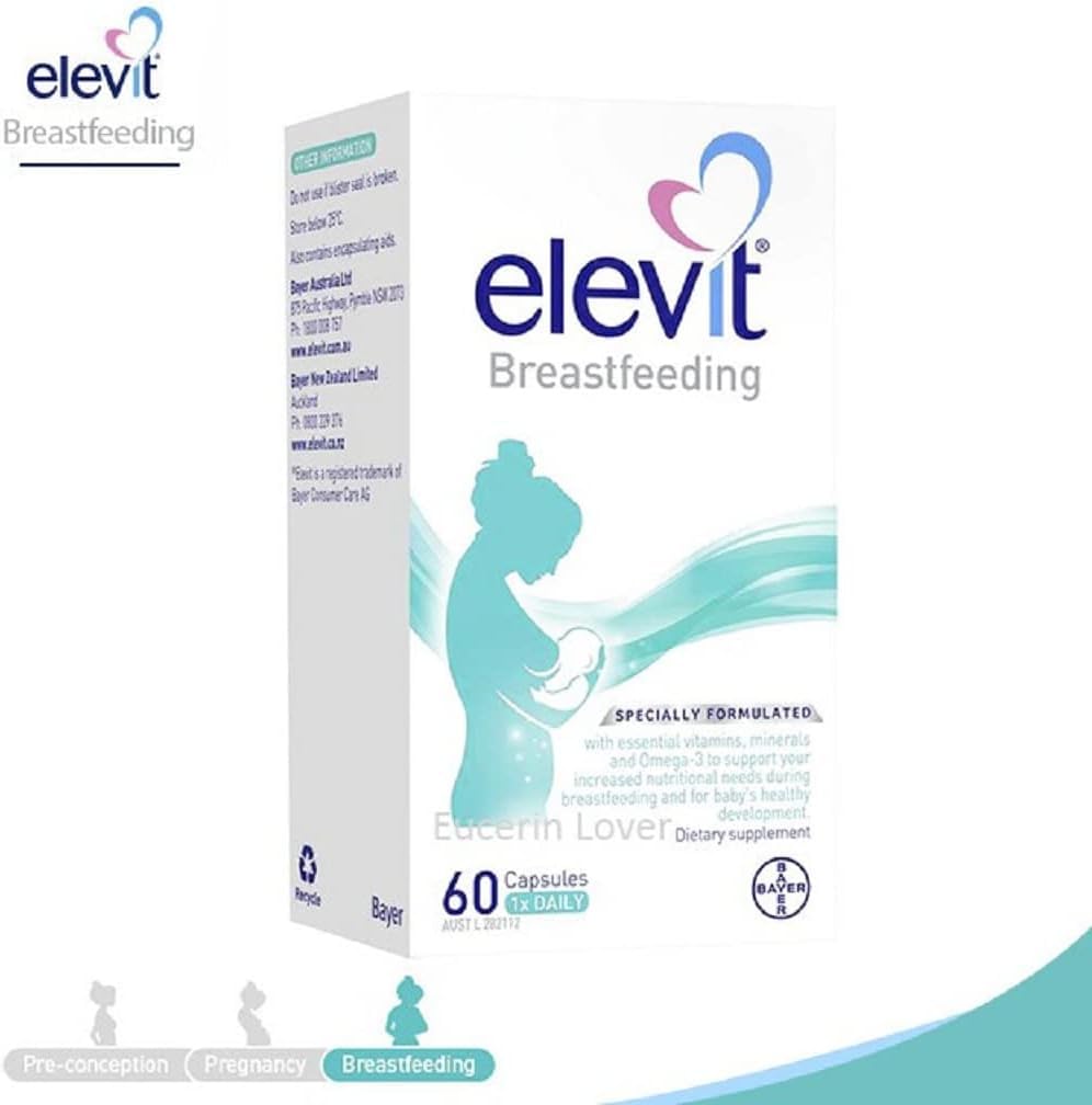 Caja Elevit multivitaminas para mamá en lactancia