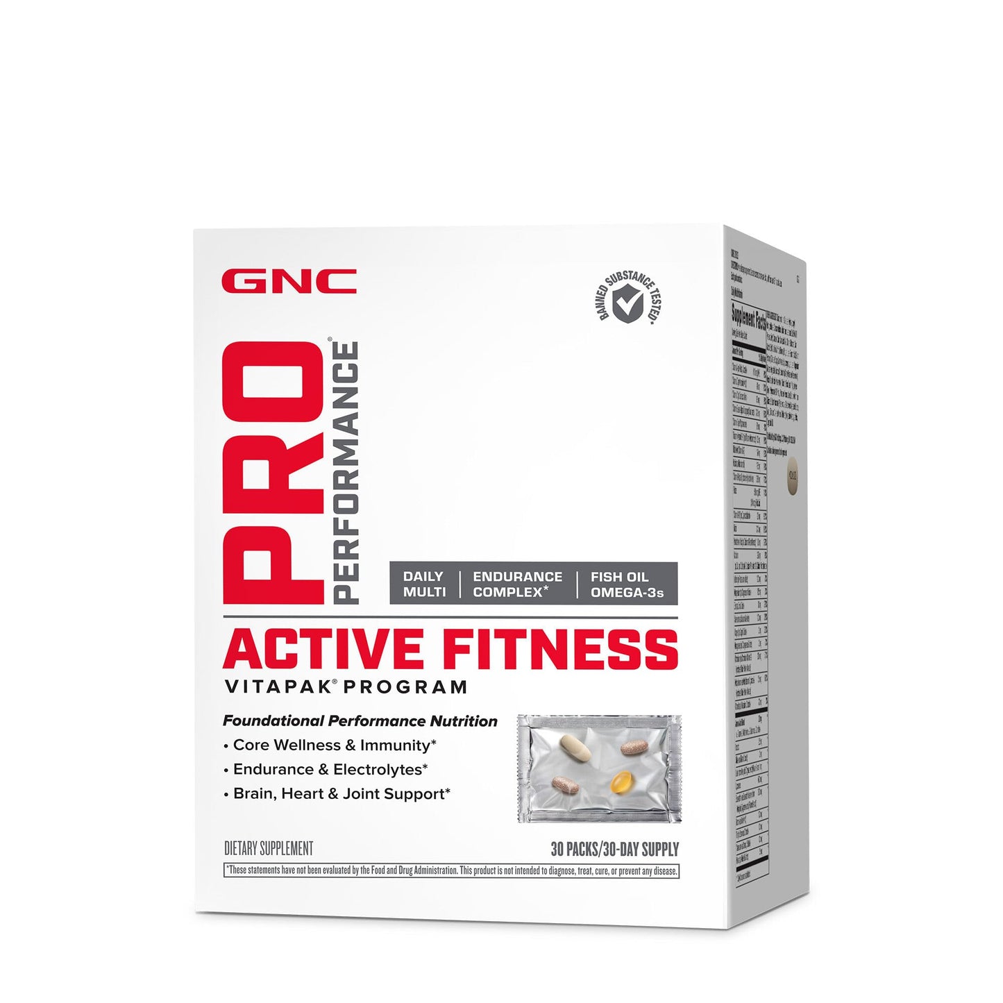 Caja de GNC Pro Performance Activo Vitapak Program