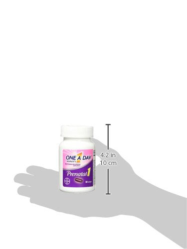 Caja lateral One A Day Prenatal 1 multivitaminico para embarazo