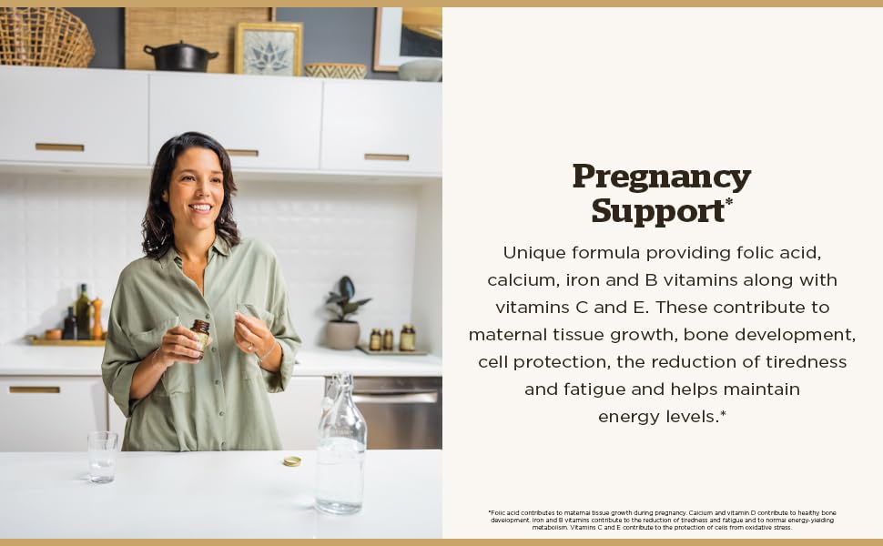 Caja lateral Solgar Prenatal Nutrients 120 tabletas