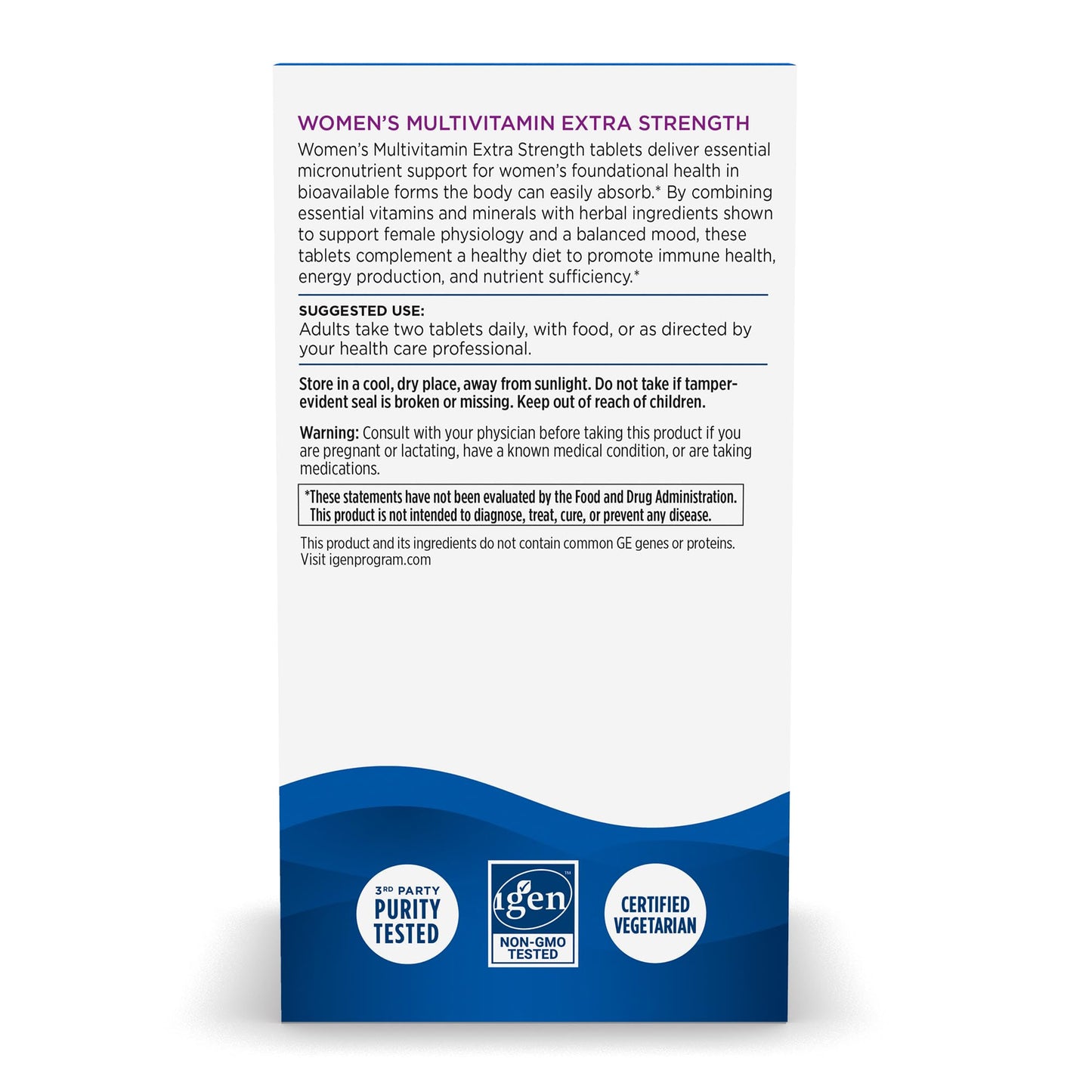 Caja del multivitamínico para mujeres Nordic Naturals.