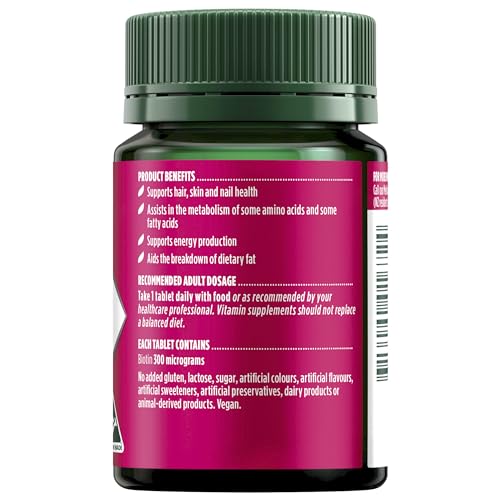 Caja Nature's Own biotina 300mcg para cabello y piel