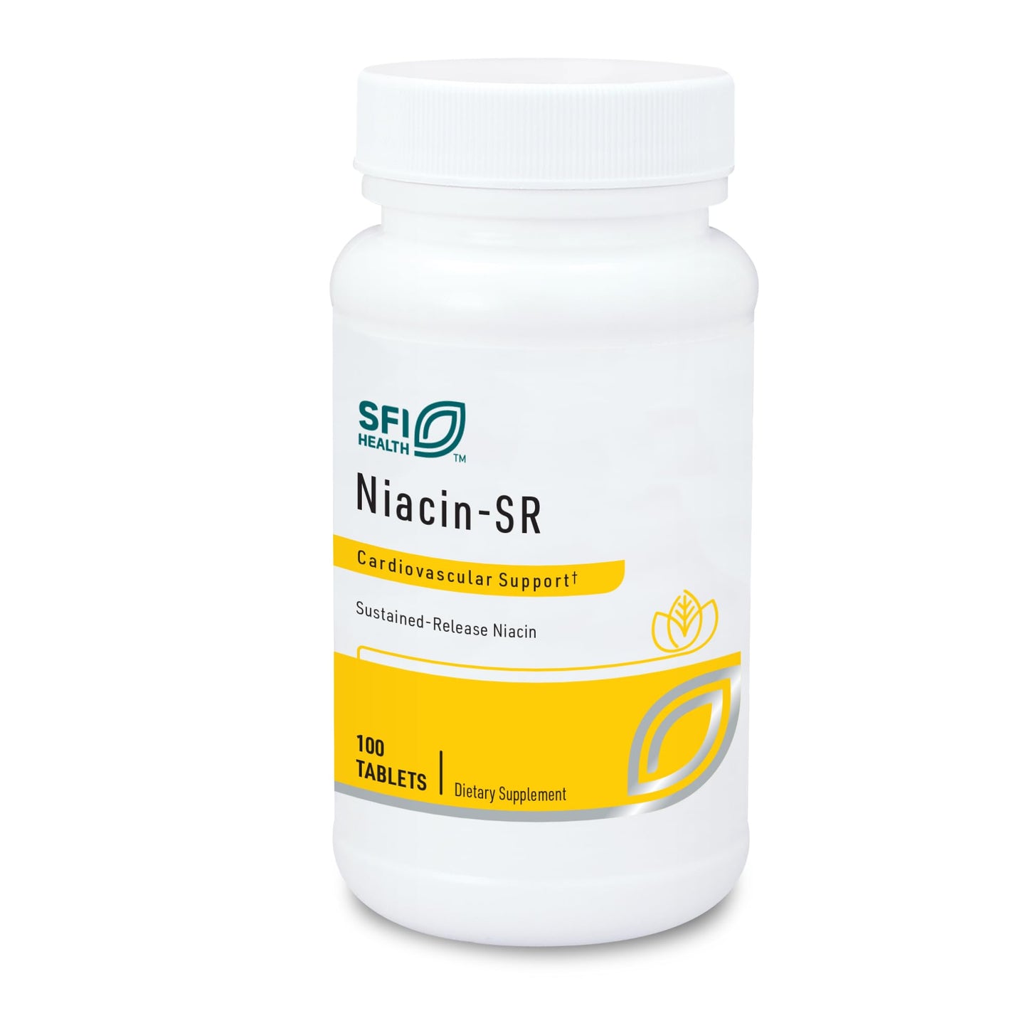 Caja Niacin-SR 500 mg Klaire Labs vitamina B3 liberación lenta