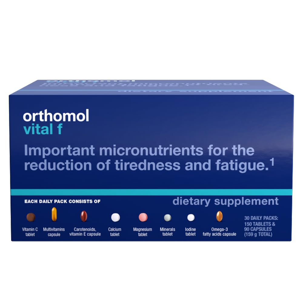 Caja de Orthomol Vital F multivitaminas para mujeres