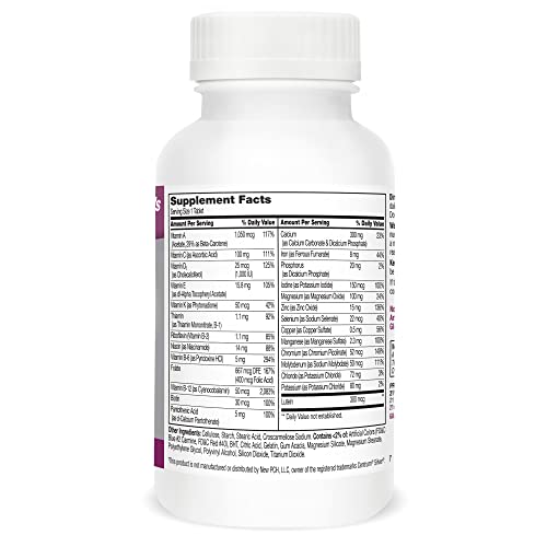 Caja paquete multivitamínico 21st Century mujeres mayores