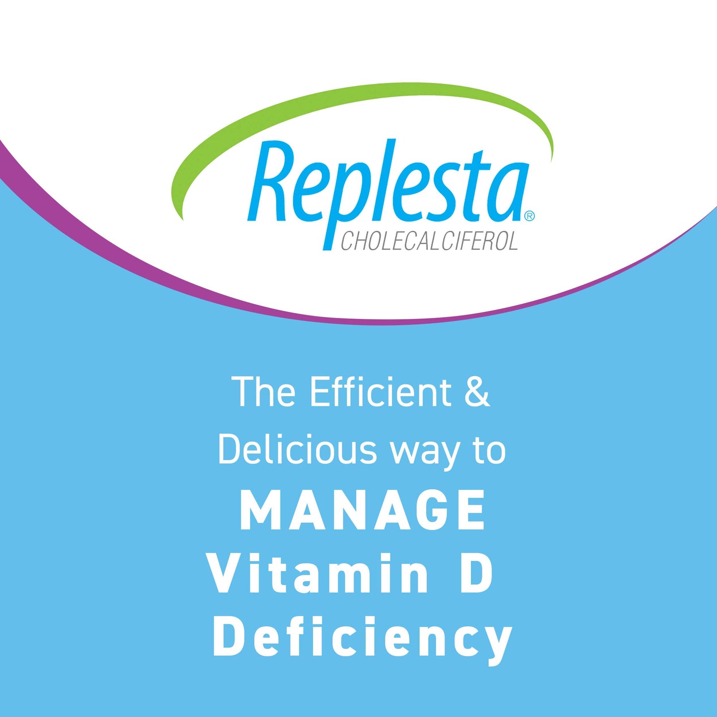 Caja Replesta obleas masticables vitamina D3 50,000 UI