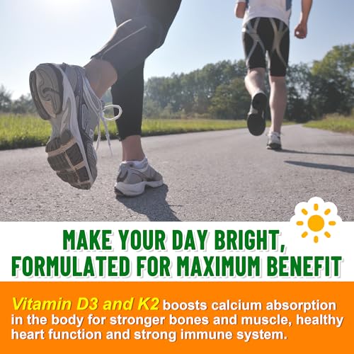 Caja del suplemento NoMiLu Vitamina D3 y K2 para salud y fuerza