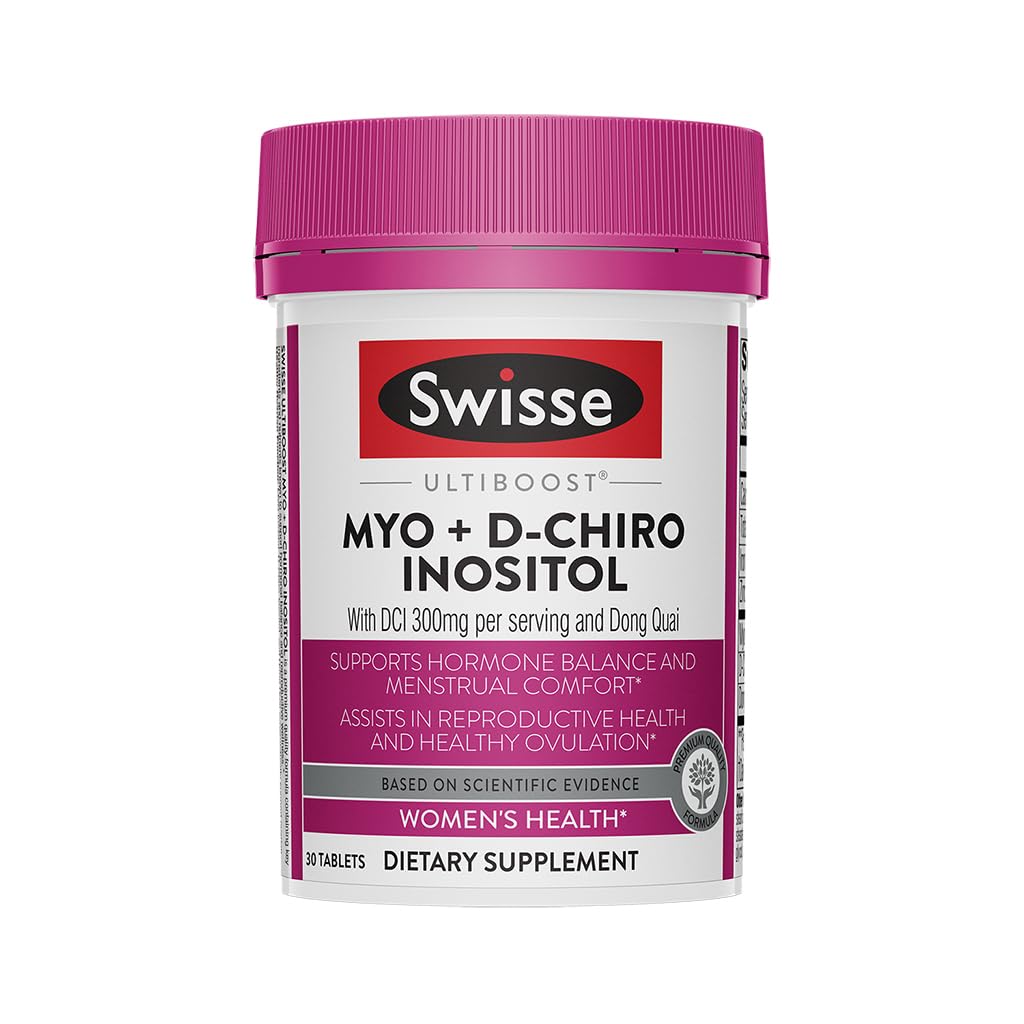 Caja de suplemento Swisse Ultiboost mio-inositol para mujeres