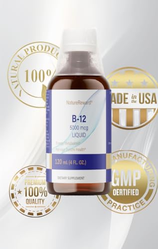 Caja vitamina B12 líquida naturereward vista lateral