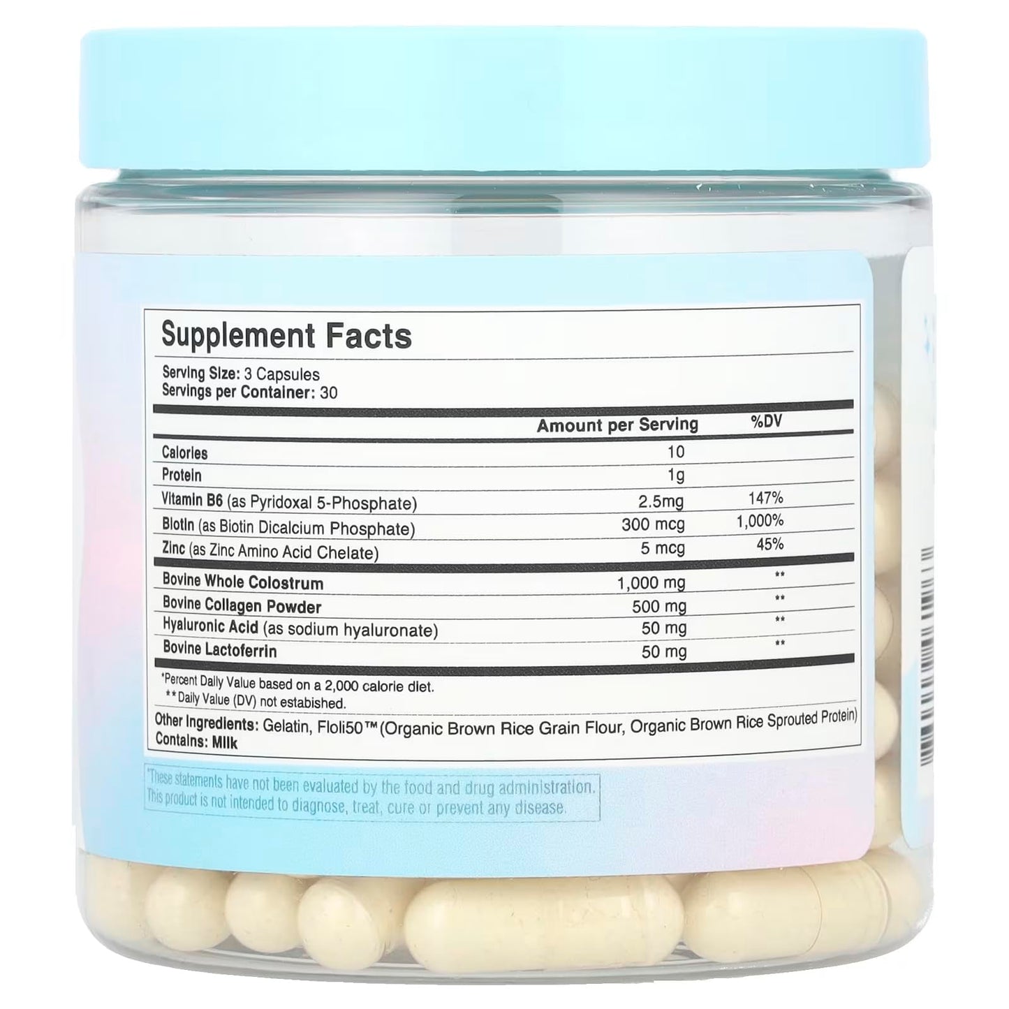 caja vitaminas wondercow crecimiento cabello piel uñas