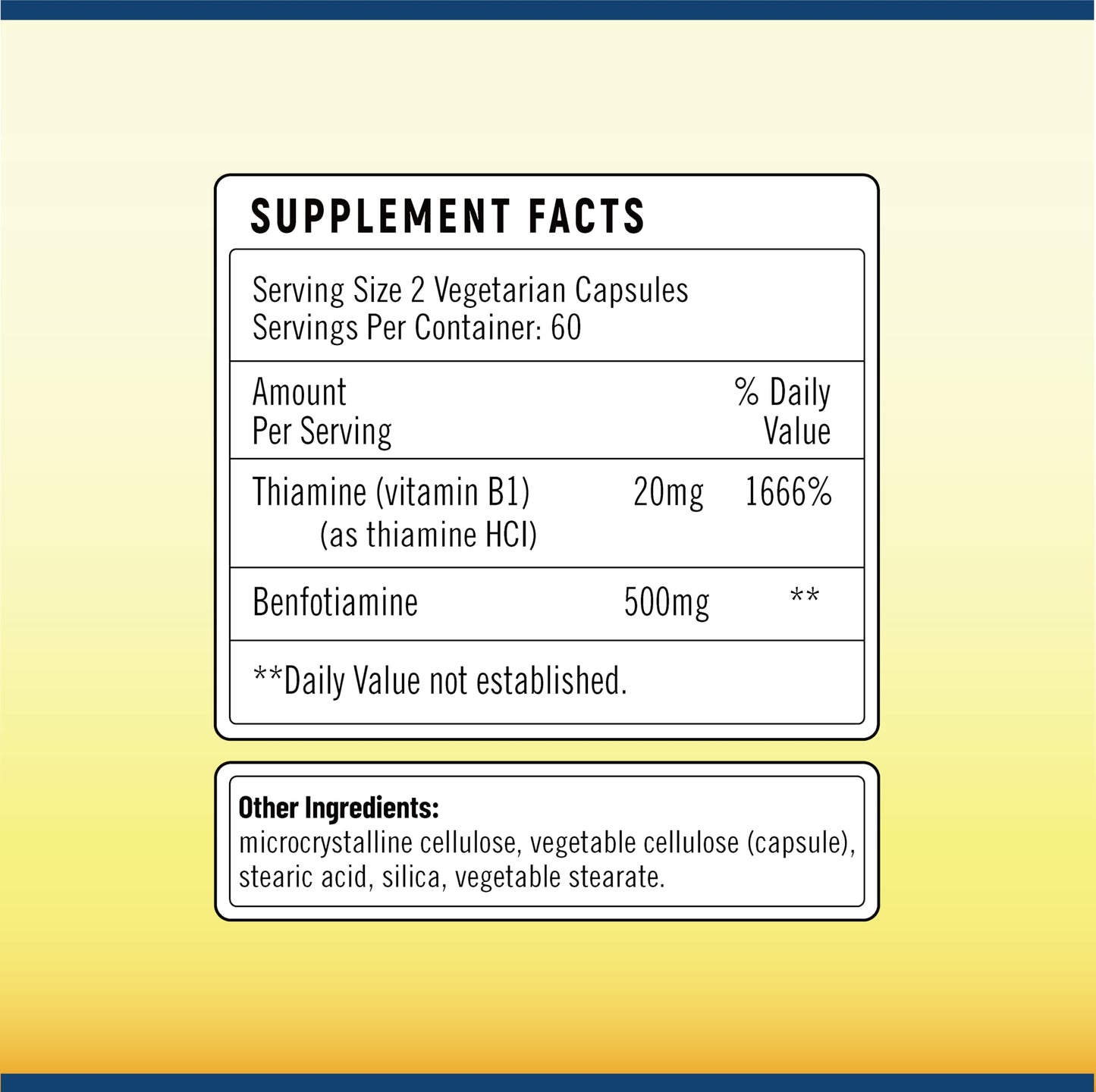 Caja YOYKYE Benfotiamina suplemento vitamina B1