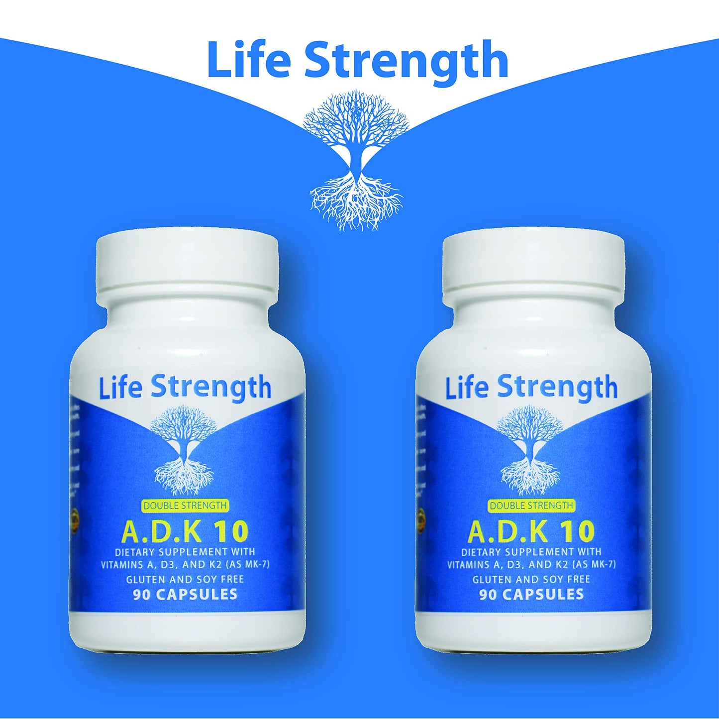 Calidad y pureza LifeStrength ADK 10 cápsulas