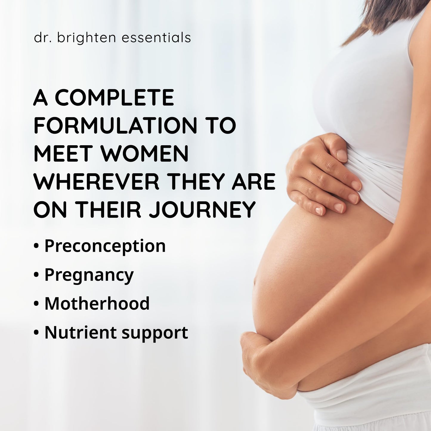 Calidad y seguridad en vitaminas prenatales Dr. Brighten