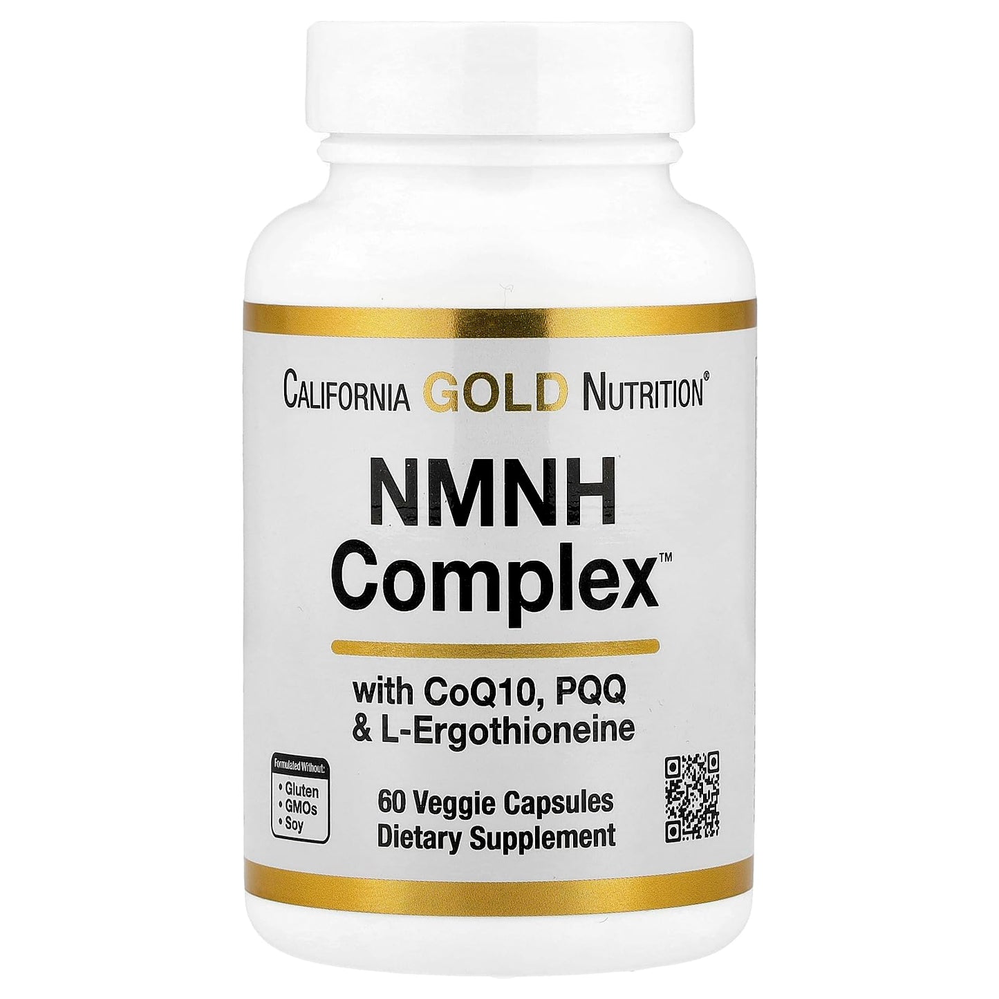 California Gold Nutrition NMNH Complex 60 cápsulas vegetales frontal